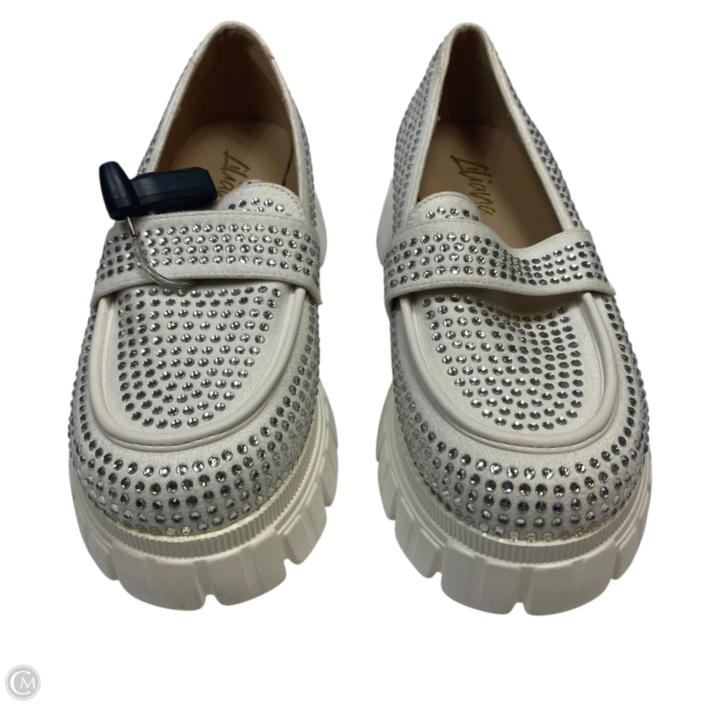 Shoes Heels Platform By Liliana In White, Size: 7.5