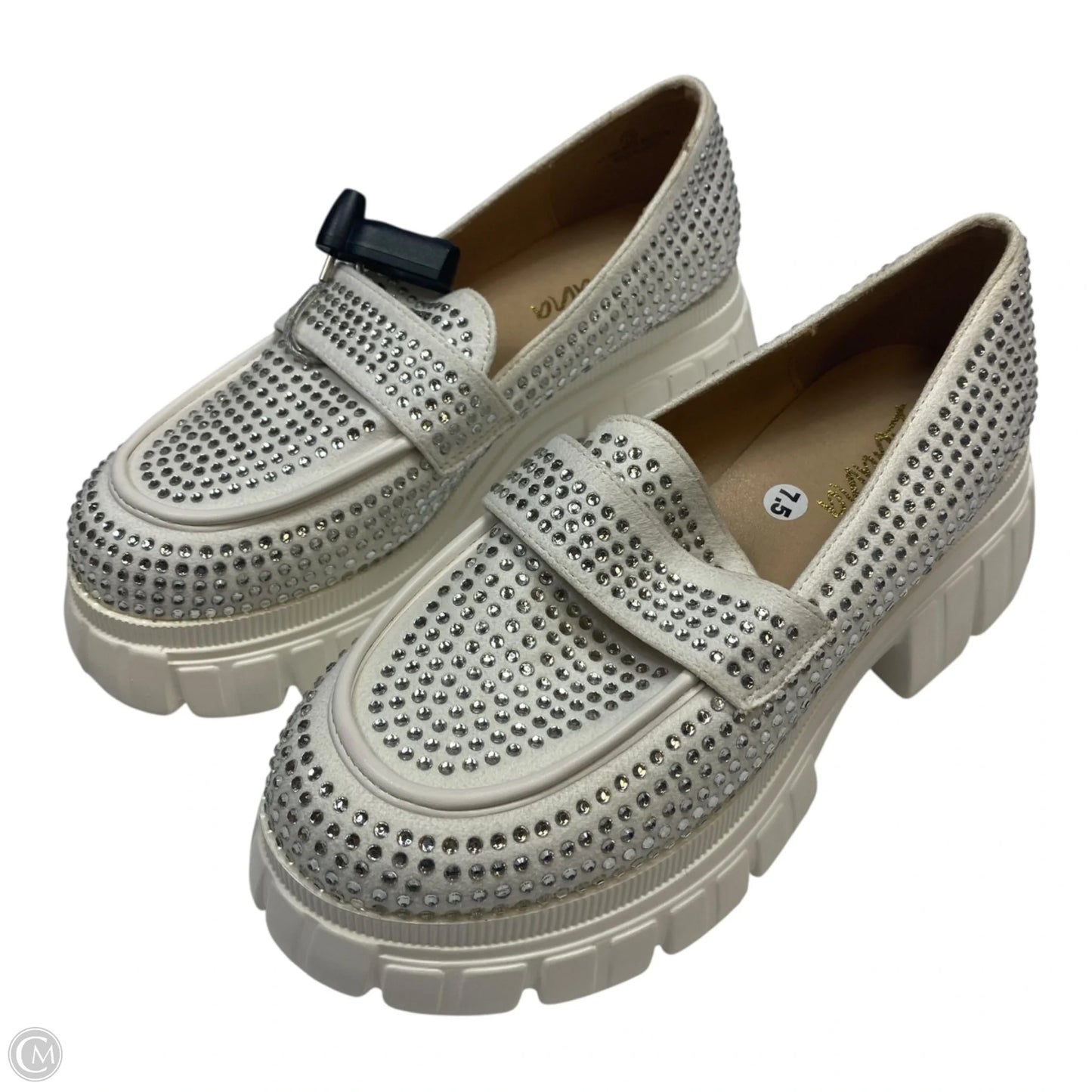 Shoes Heels Platform By Liliana In White, Size: 7.5