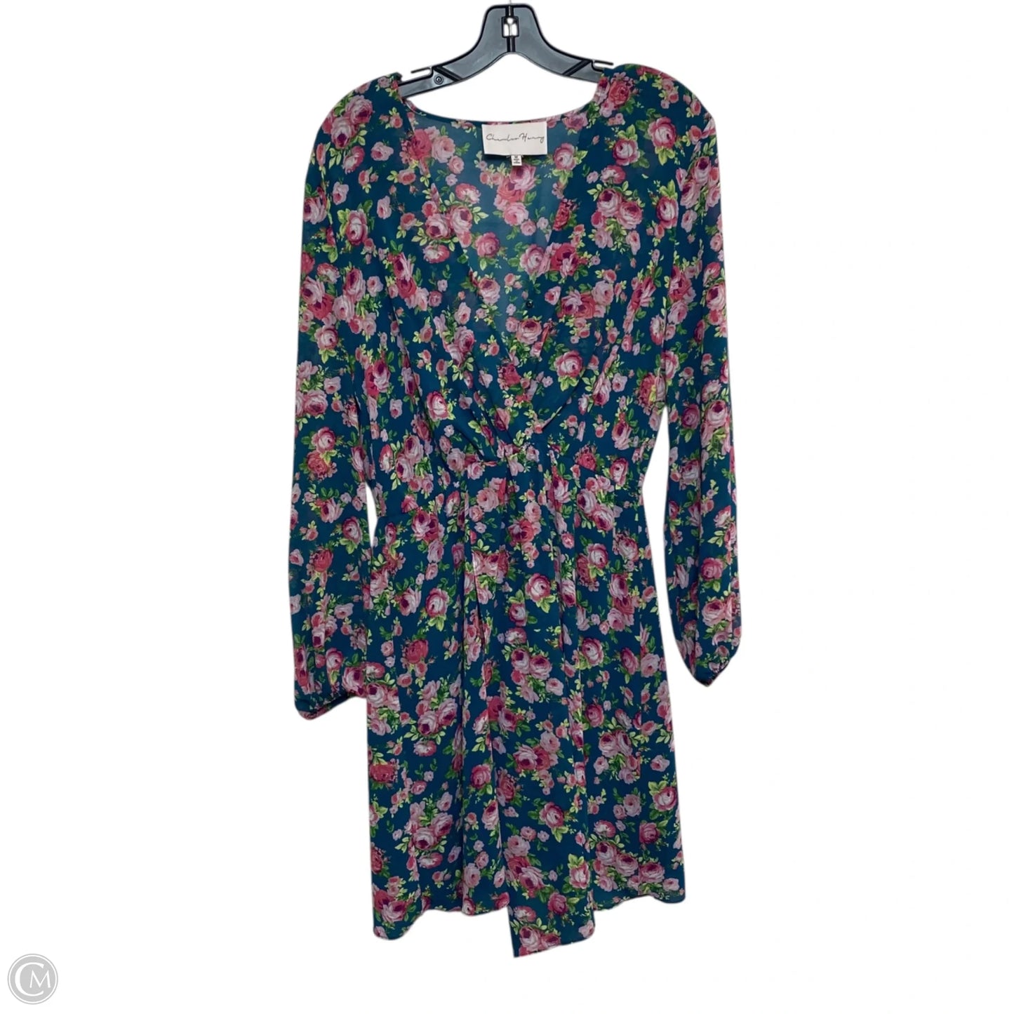 Dress Casual Short By Charles Henry In Floral Print, Size: M