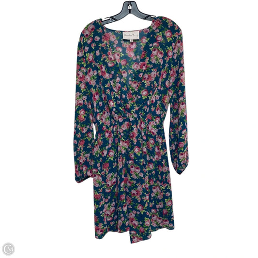 Dress Casual Short By Charles Henry In Floral Print, Size: M