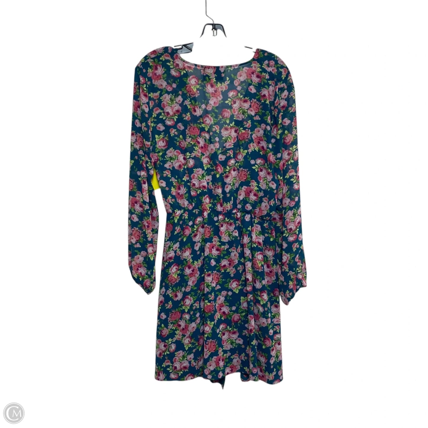 Dress Casual Short By Charles Henry In Floral Print, Size: M