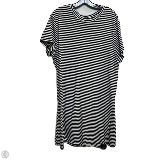 Dress Casual Short By Time And Tru In Black & White, Size: Xl
