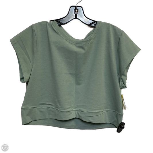 Athletic Top Short Sleeve By Old Navy In Green, Size: Xl