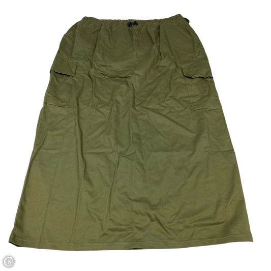 Skirt Midi By Pretty Little Thing In Green, Size: L