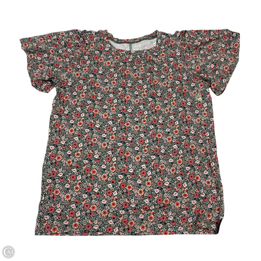 Top Short Sleeve By Loft In Green, Size: S