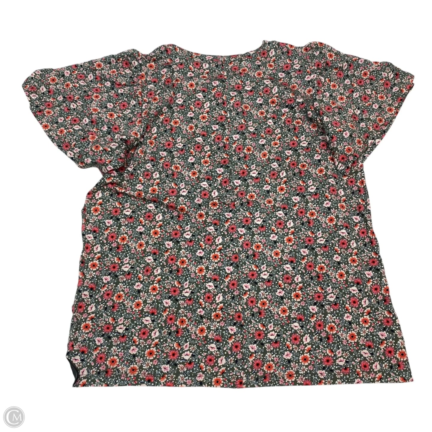Top Short Sleeve By Loft In Green, Size: S