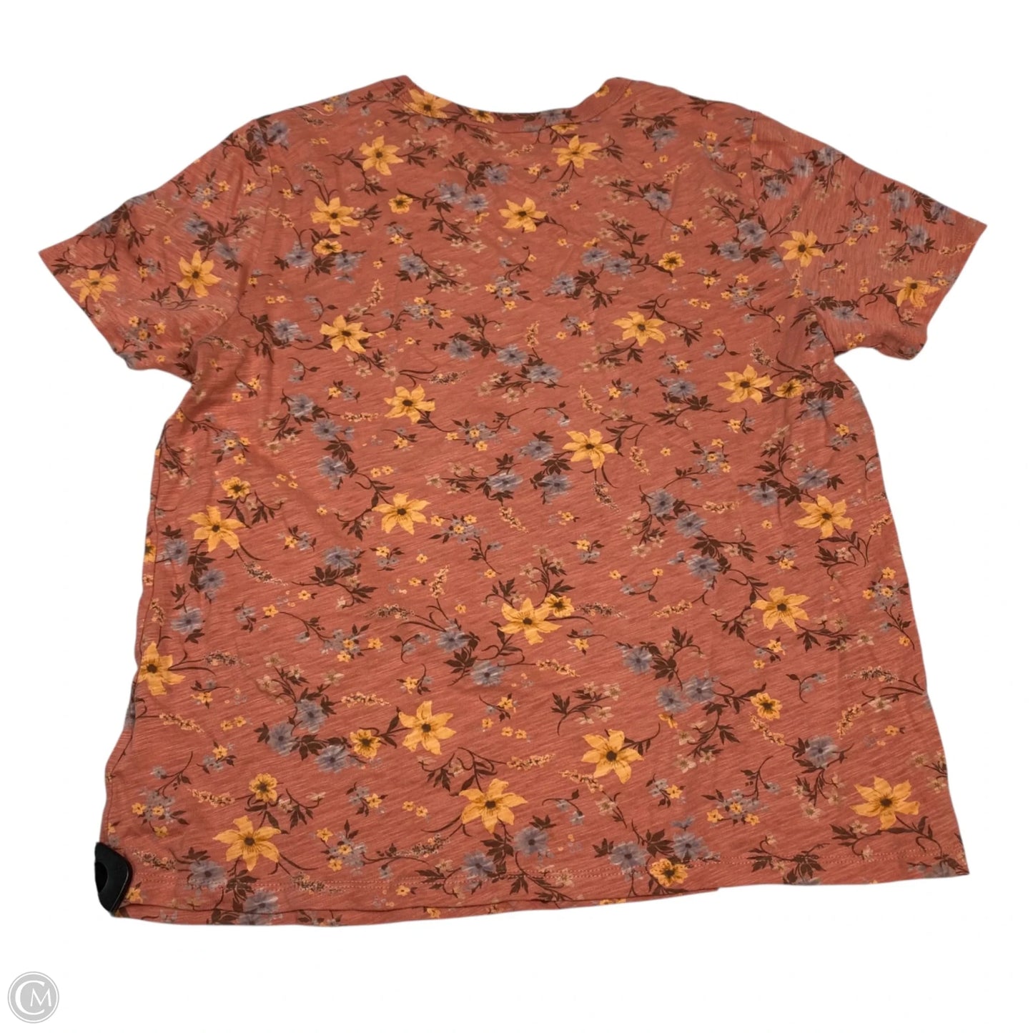 Top Short Sleeve Basic By Old Navy In Orange, Size: M
