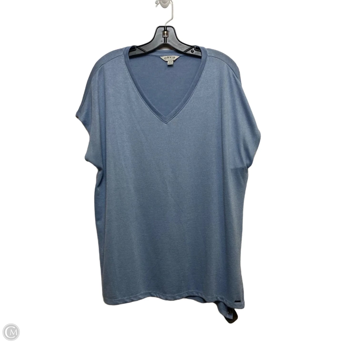 Top Short Sleeve Basic By Orvis In Blue, Size: Xl