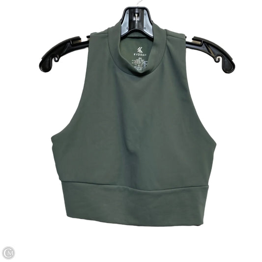 Athletic Bra By Kyodan In Green, Size: L