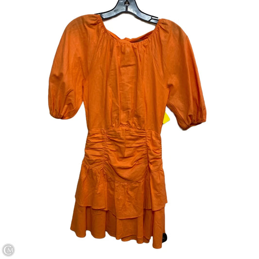 Dress Casual Short By All About May In Orange, Size: Xs
