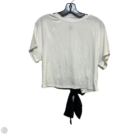 Top Short Sleeve By Shein In White, Size: 3x