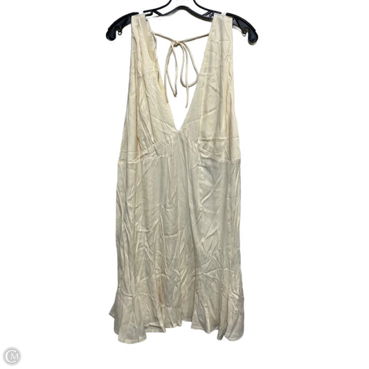 Dress Casual Short By H&m In Cream, Size: Xxl