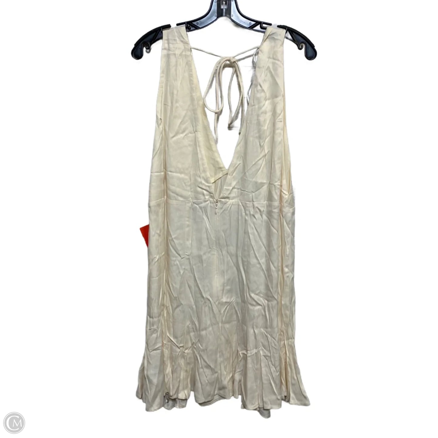 Dress Casual Short By H&m In Cream, Size: Xxl