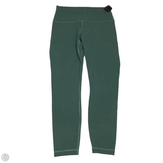 Athletic Leggings By Lululemon In Green, Size: M