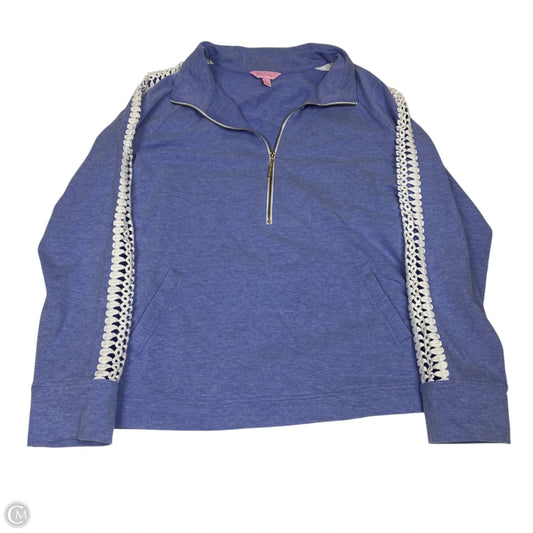Sweatshirt Designer By Lilly Pulitzer In Blue, Size: Xl