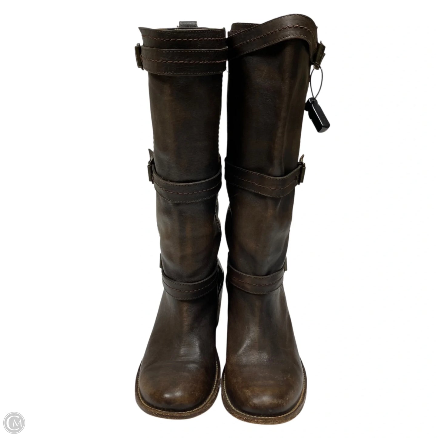 Boots Designer By Frye In Brown, Size: 9