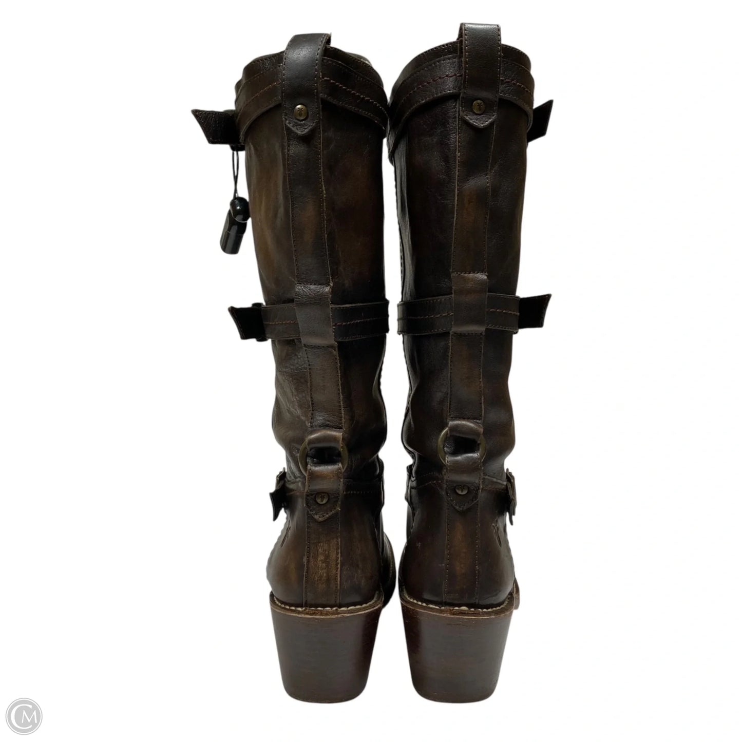 Boots Designer By Frye In Brown, Size: 9