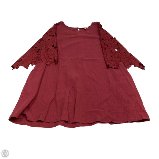 Dress Casual Short By Umgee In Red, Size: L