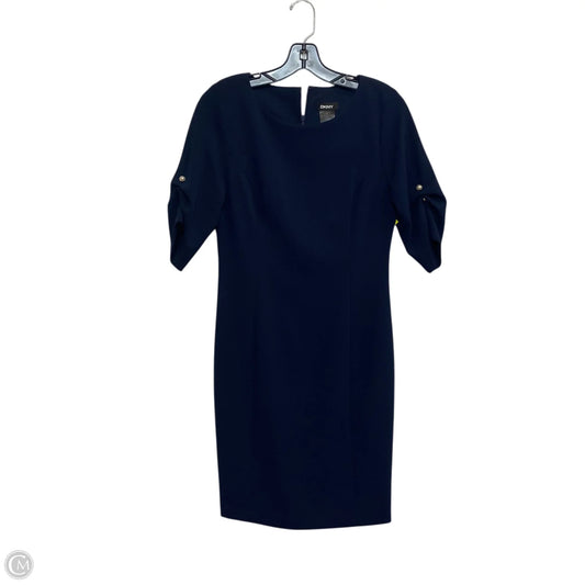 Dress Work By Dkny In Navy, Size: S