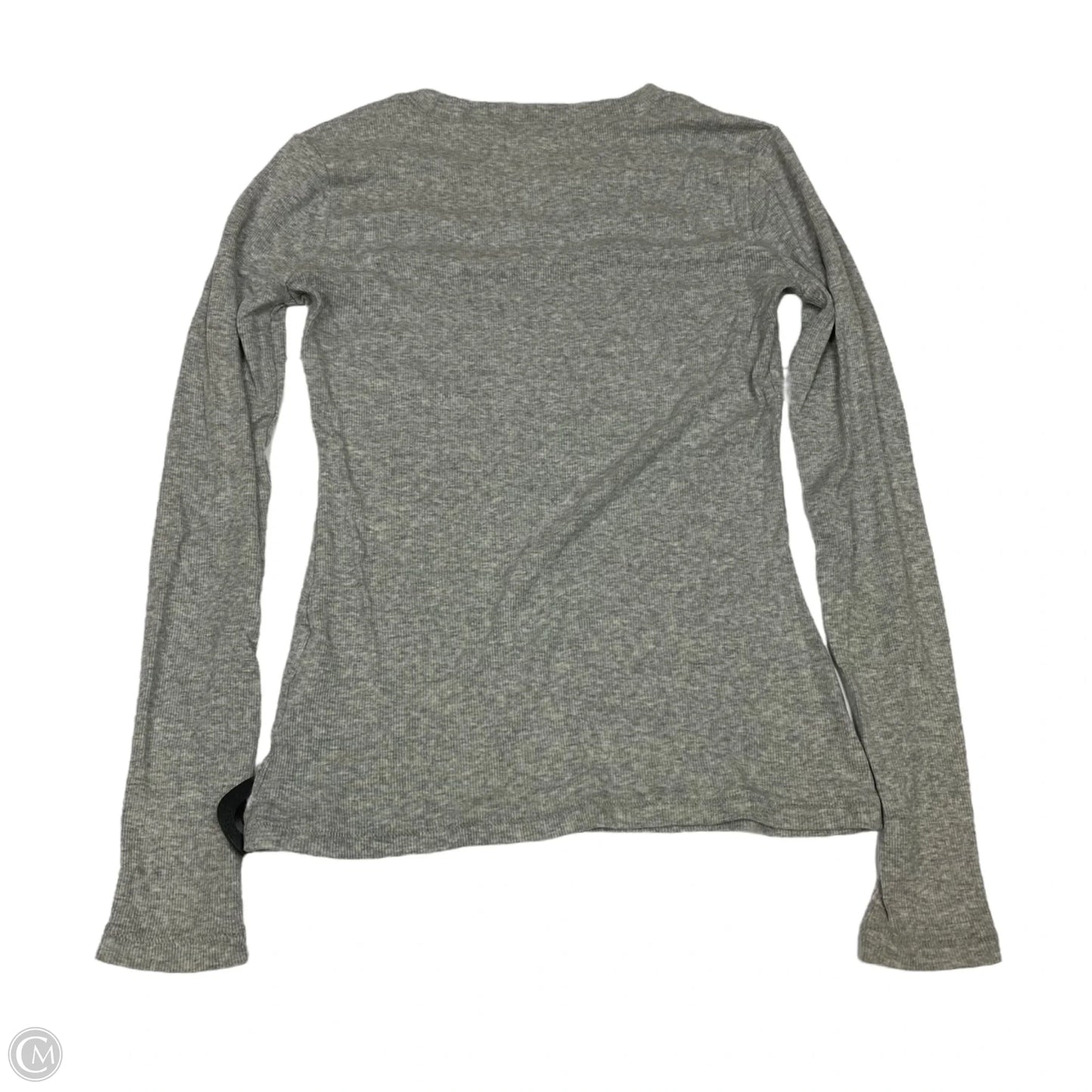 Top Long Sleeve Basic By Madewell In Grey, Size: Xxs