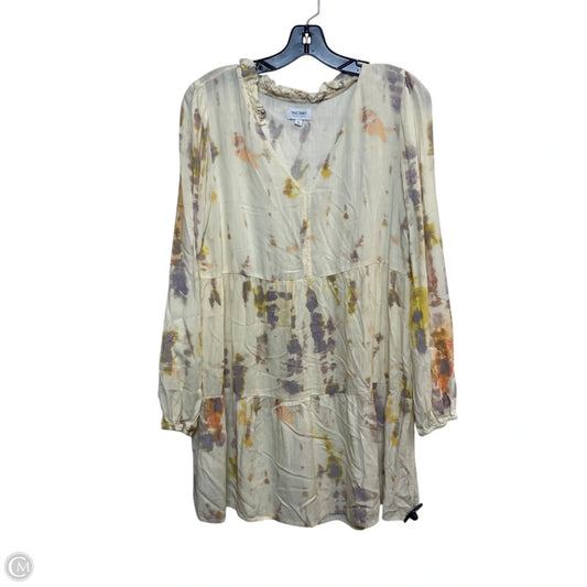 Top Long Sleeve By True Craft In Cream, Size: M