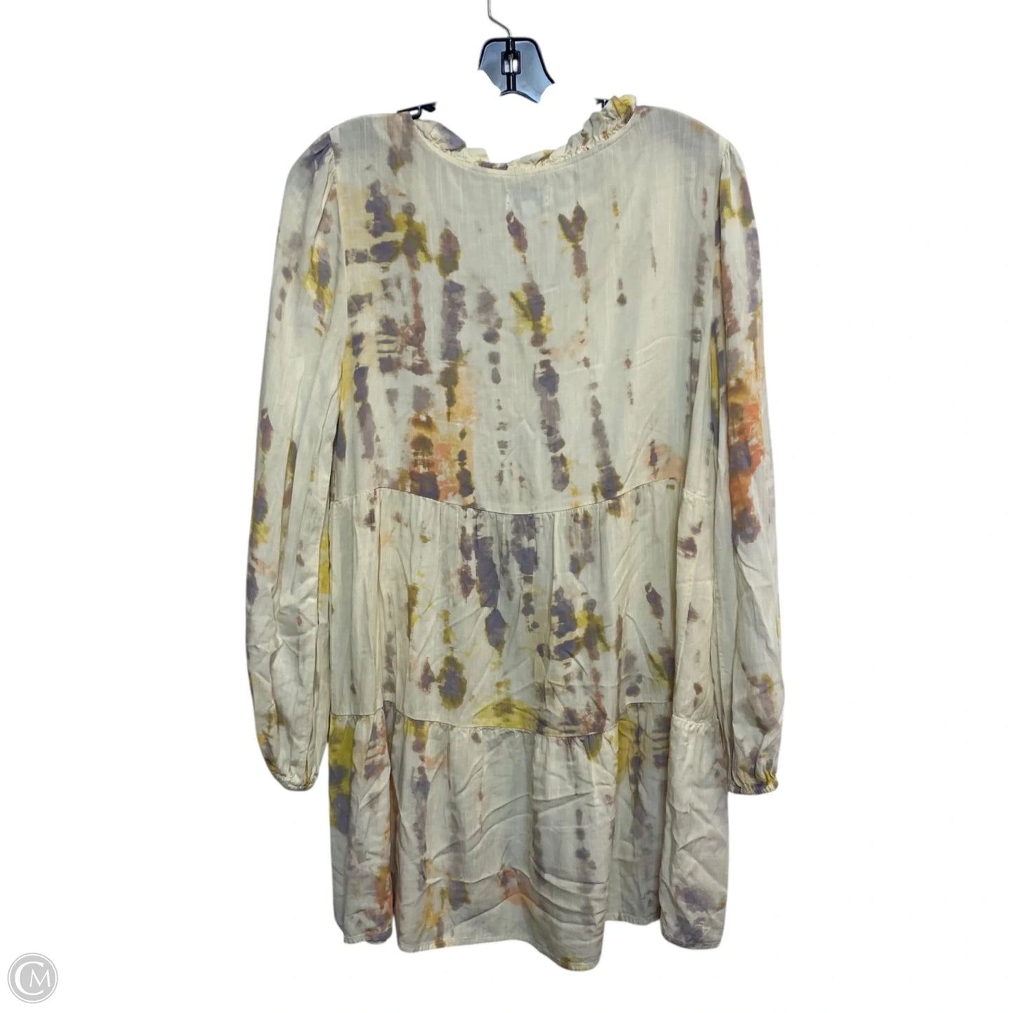 Top Long Sleeve By True Craft In Cream, Size: M