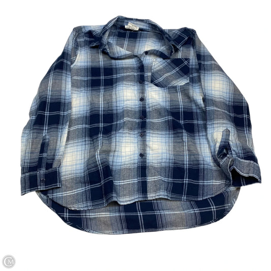 Top Long Sleeve By Beachlunchlounge In Blue, Size: L