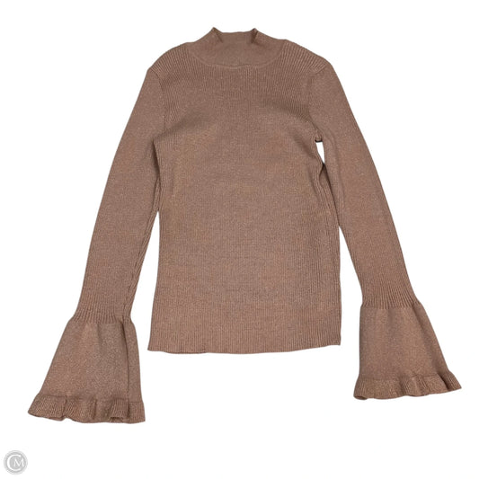Top Long Sleeve By Calligraphie In Pink, Size: M