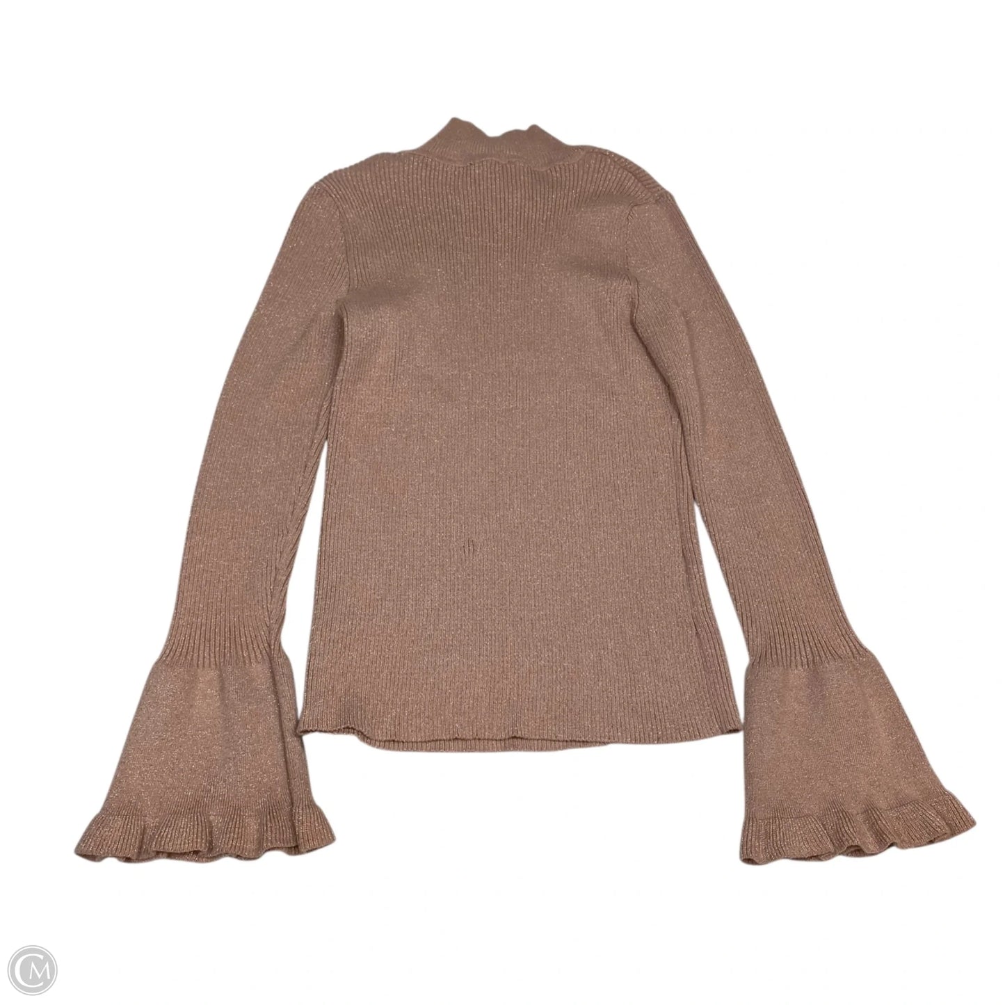 Top Long Sleeve By Calligraphie In Pink, Size: M
