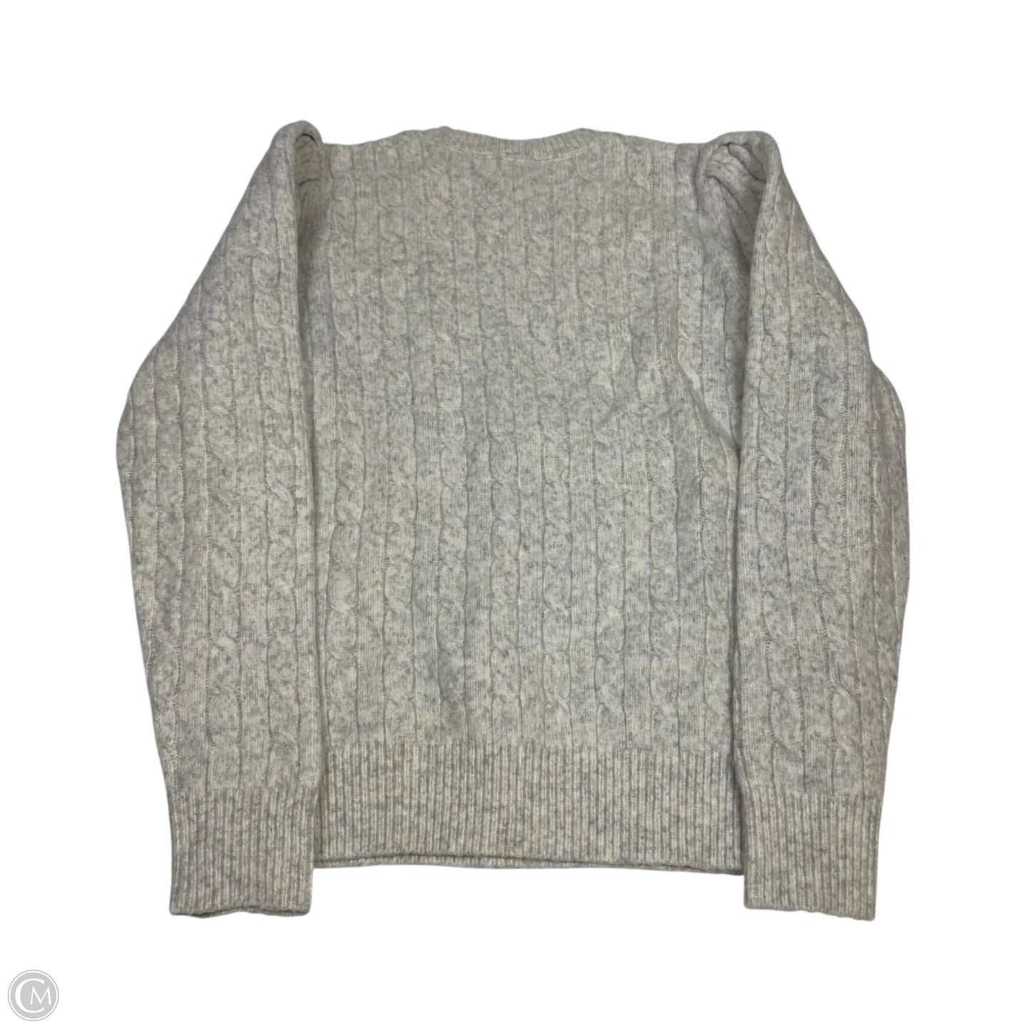 Sweater By Ann Taylor In Grey, Size: M