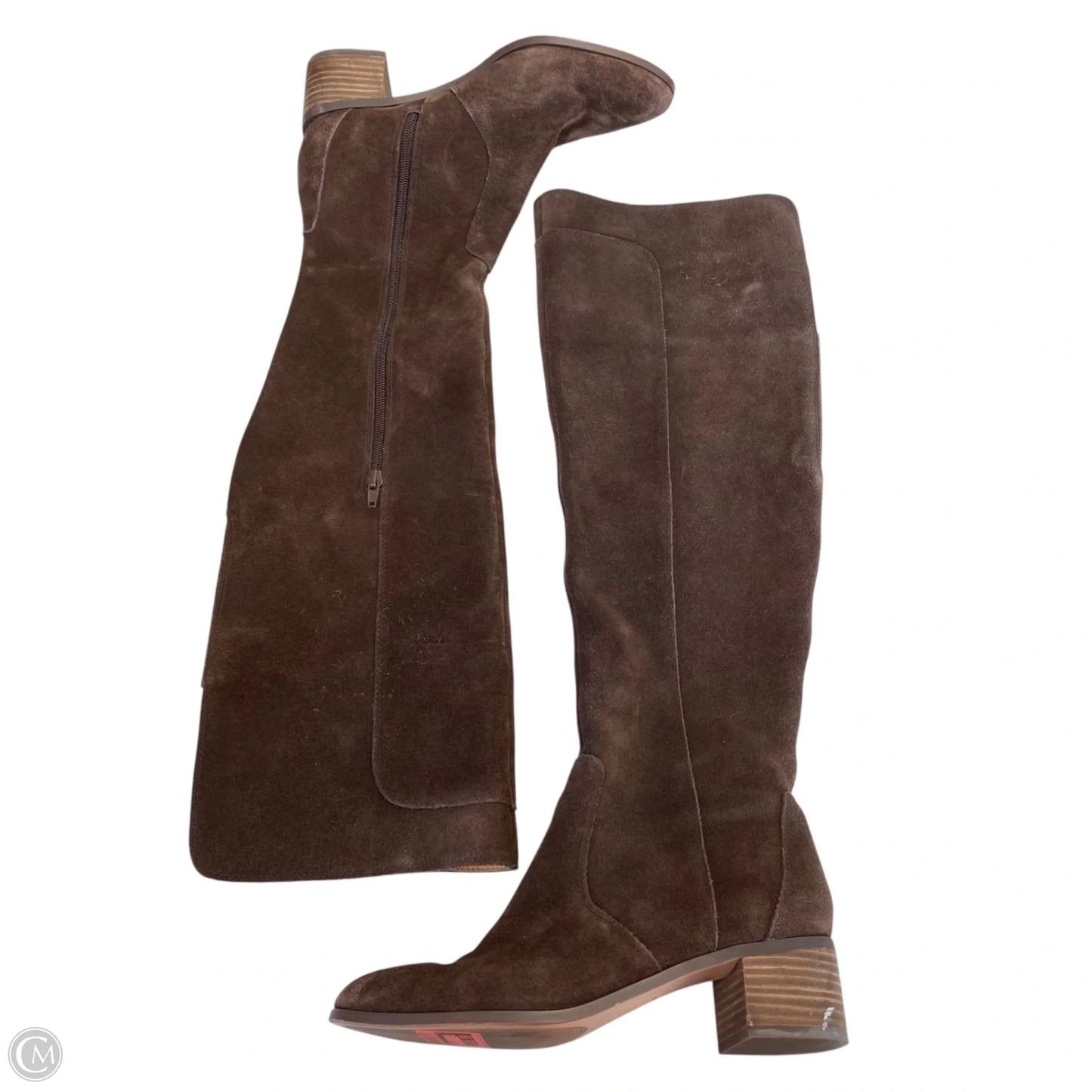 Boots Knee Flats By Corso Como In Brown, Size: 8