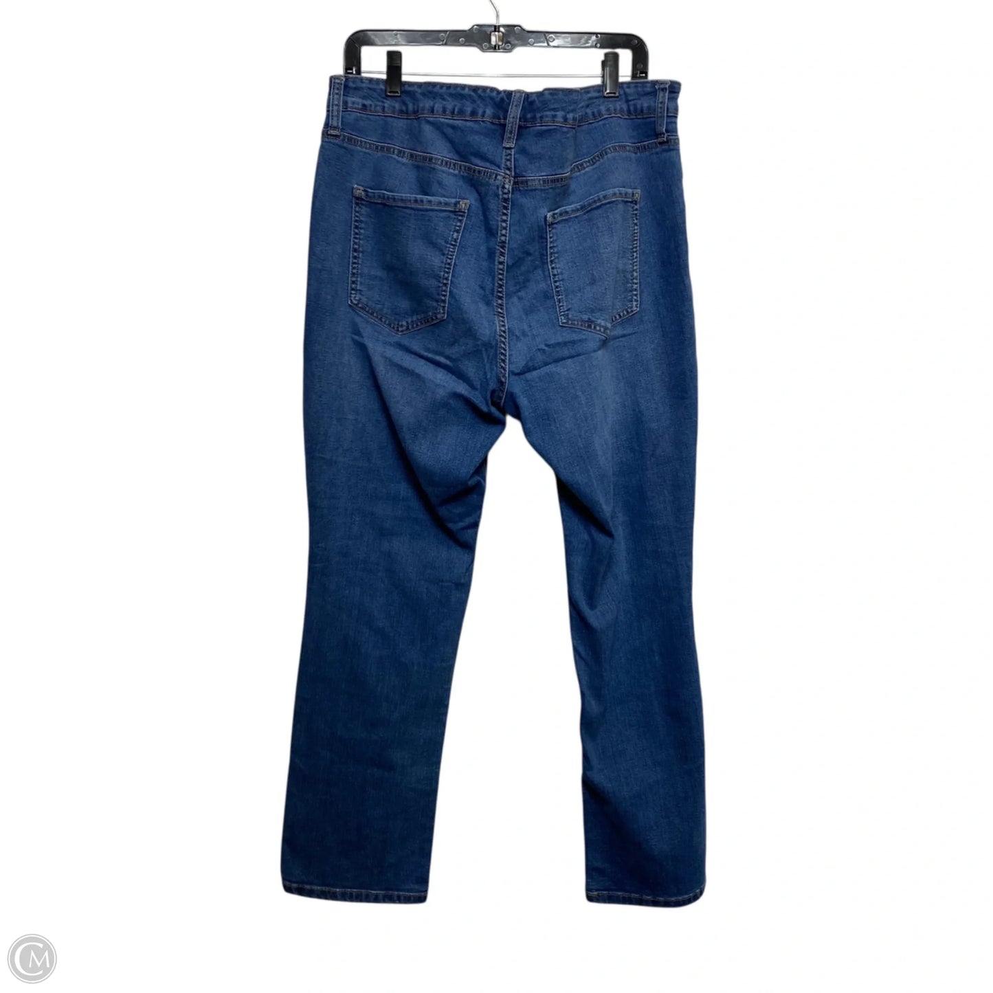 Jeans Straight By Wonderly In Blue Denim, Size: 16