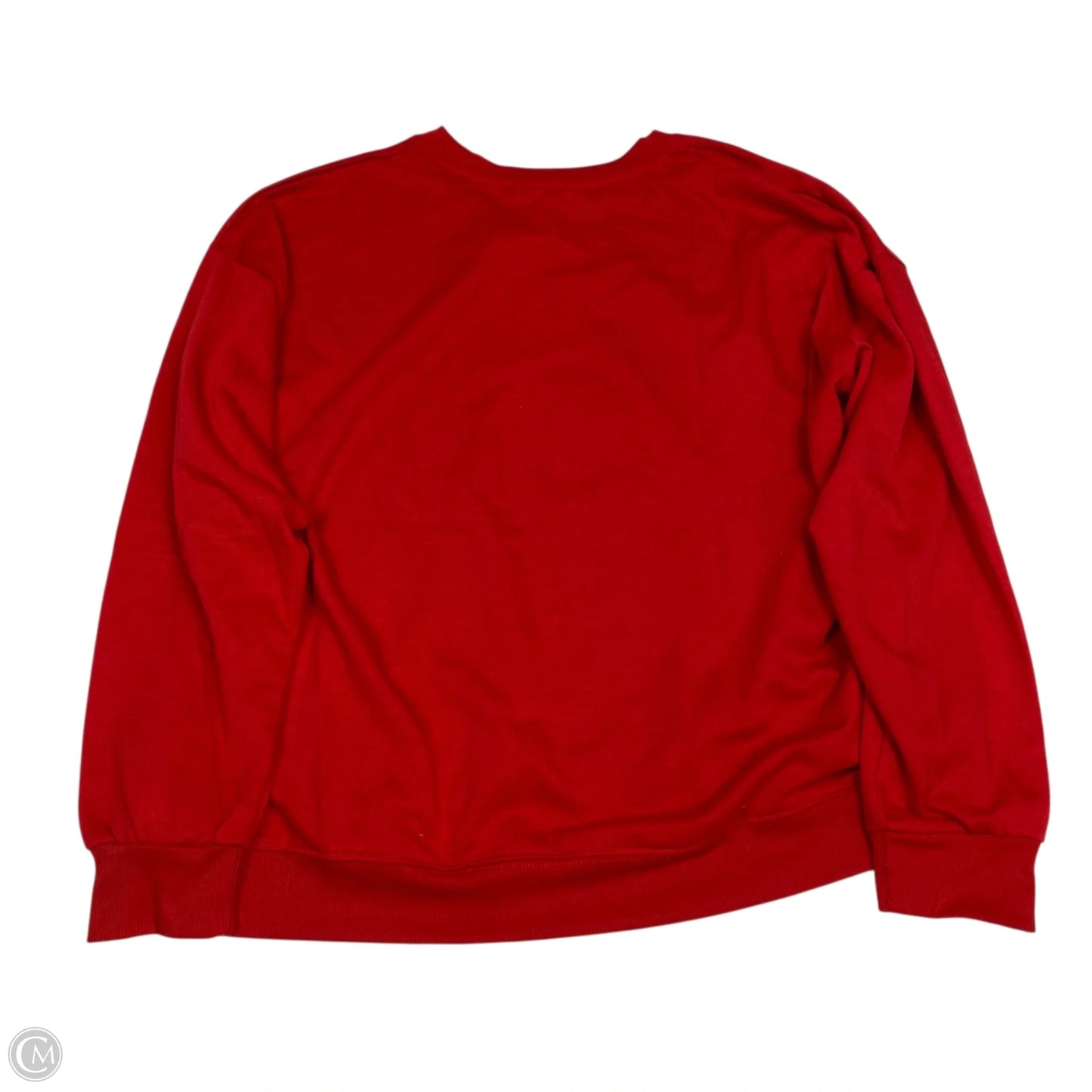 Top Long Sleeve By Workshop In Red, Size: Xl