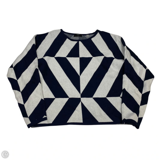 Top Long Sleeve By Tahari In Navy, Size: M