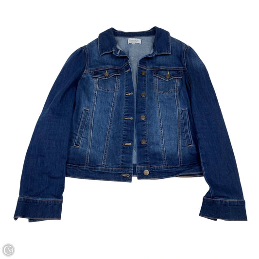 Jacket Denim By Crown And Ivy In Blue Denim, Size: L