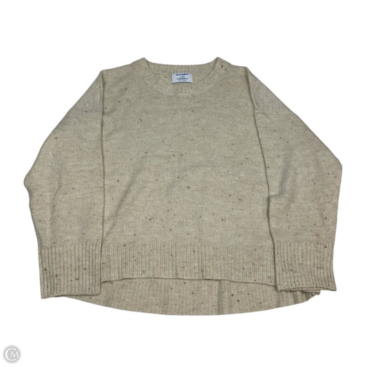 Sweater By Old Navy In Cream, Size: Lp