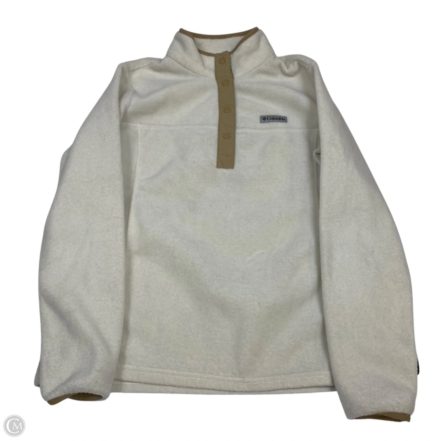 Jacket Fleece By Columbia In Cream, Size: L