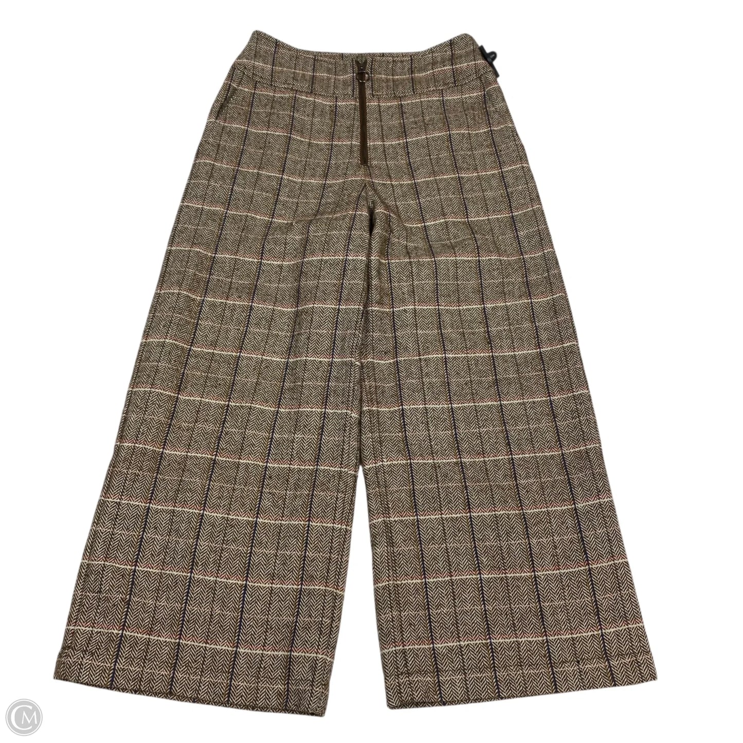 Pants Cropped By Thml In Brown, Size: Xs