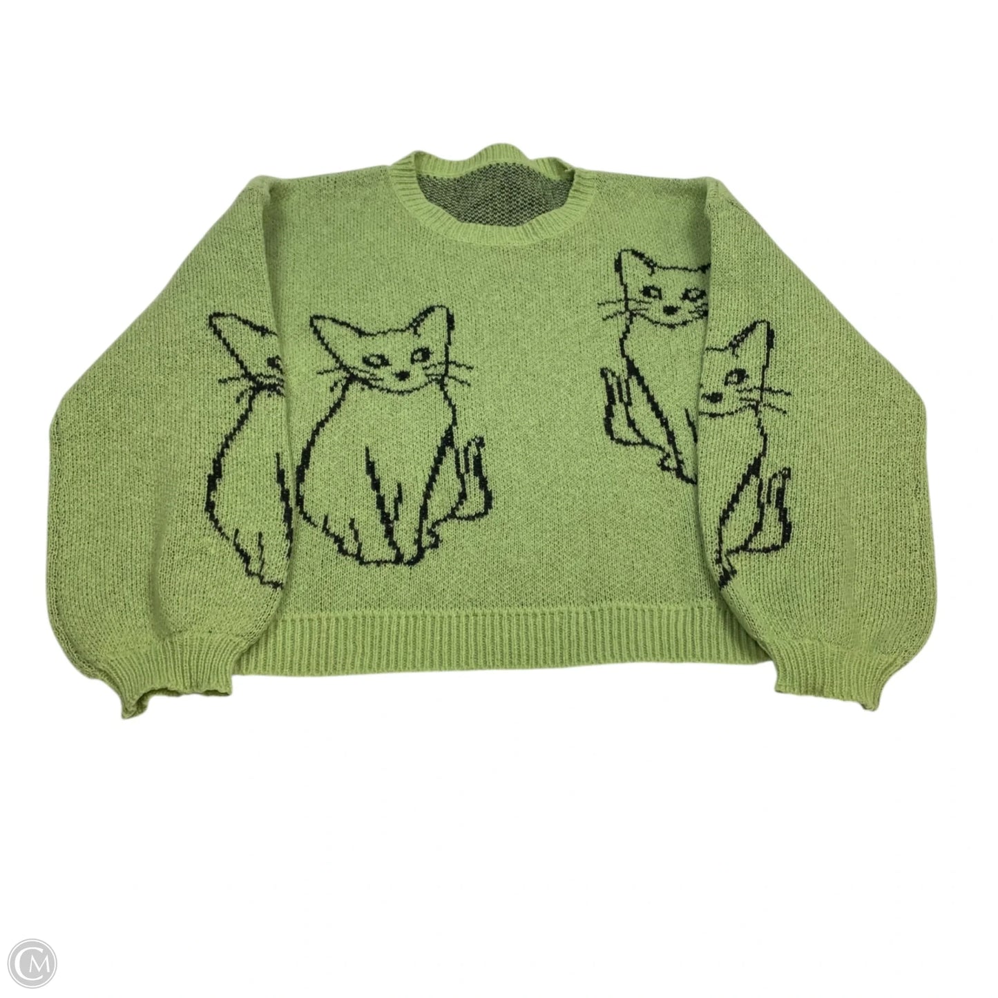Sweater By Shein In Green, Size: M