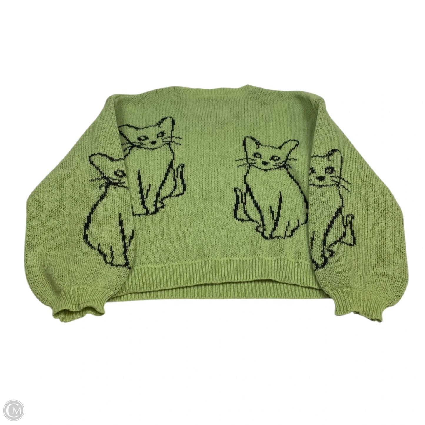 Sweater By Shein In Green, Size: M