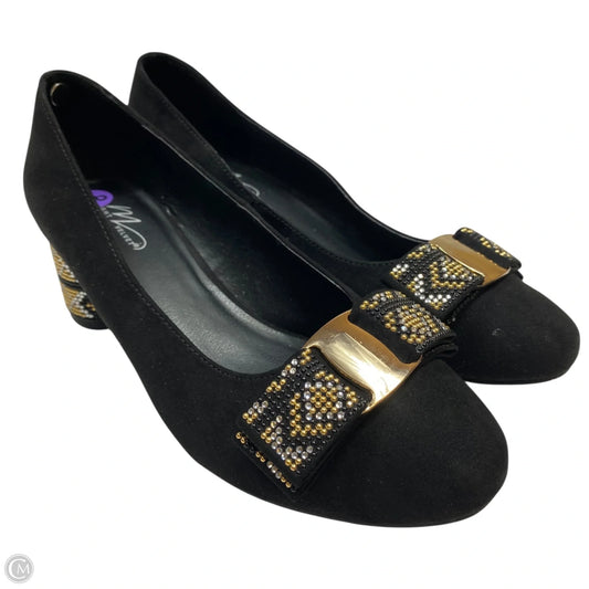 Shoes Heels Kitten By Midnight Velvet In Black, Size: 8
