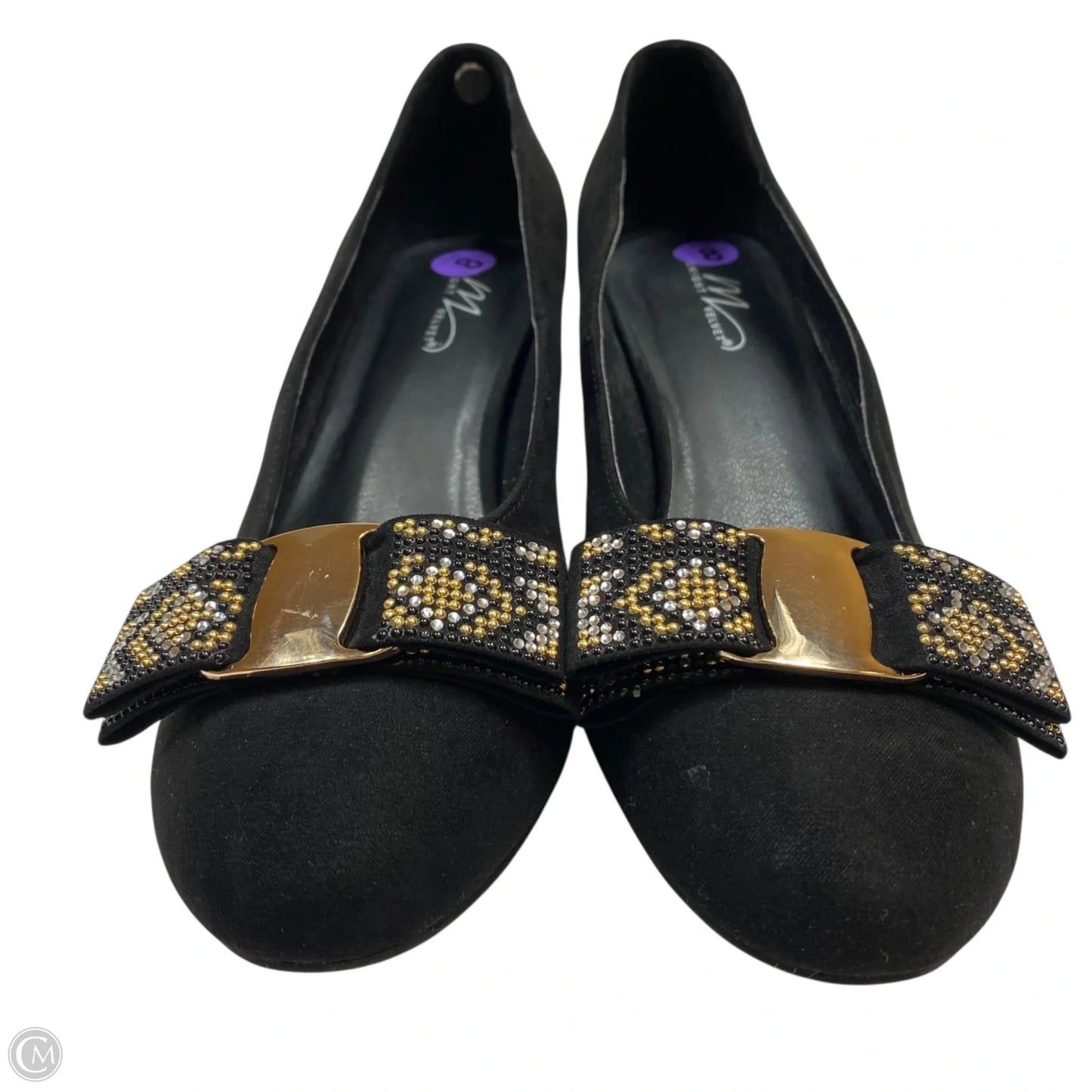 Shoes Heels Kitten By Midnight Velvet In Black, Size: 8