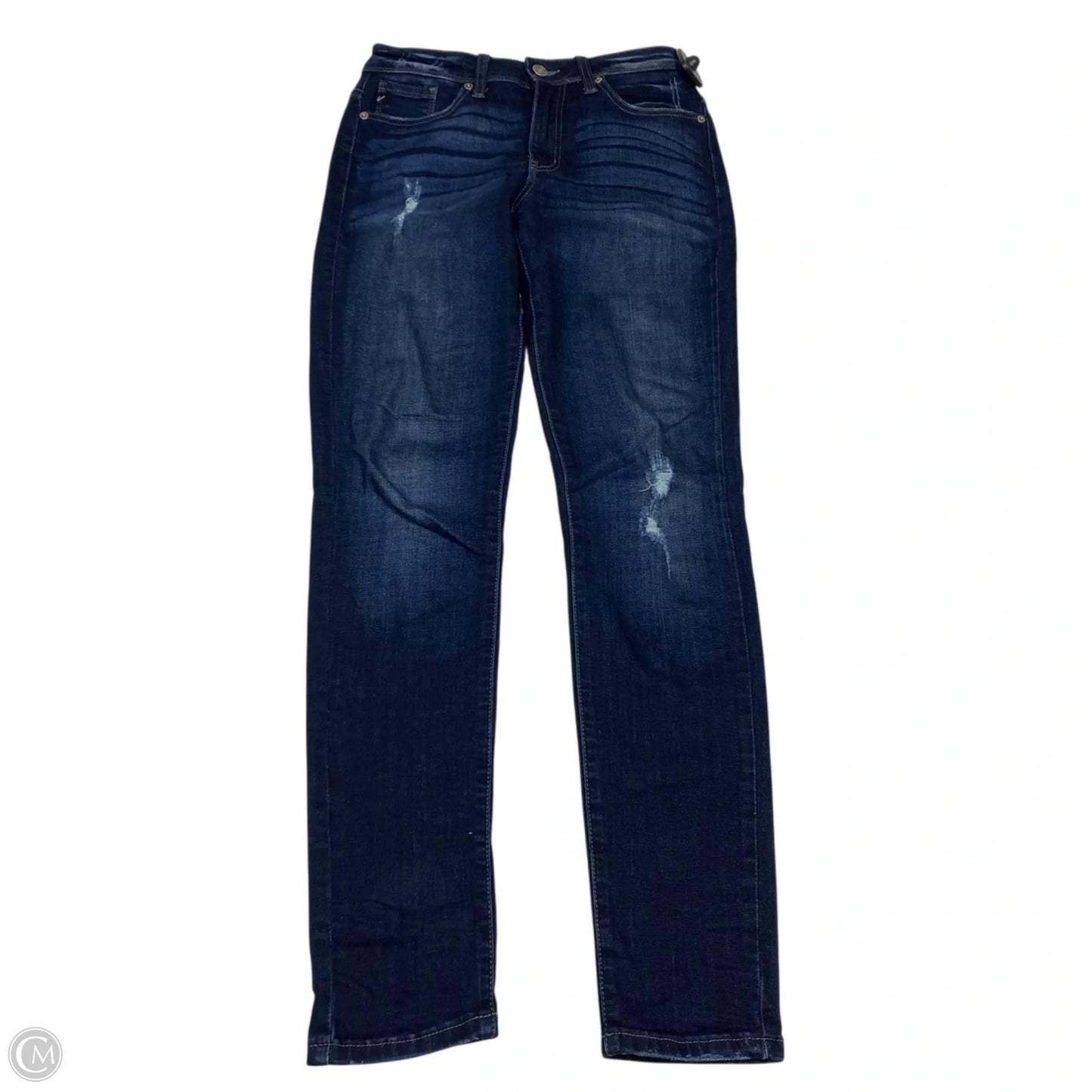 Jeans Skinny By Kancan In Blue Denim, Size: 4