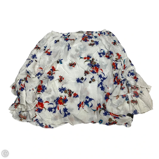 Top Long Sleeve By Fever In White, Size: L