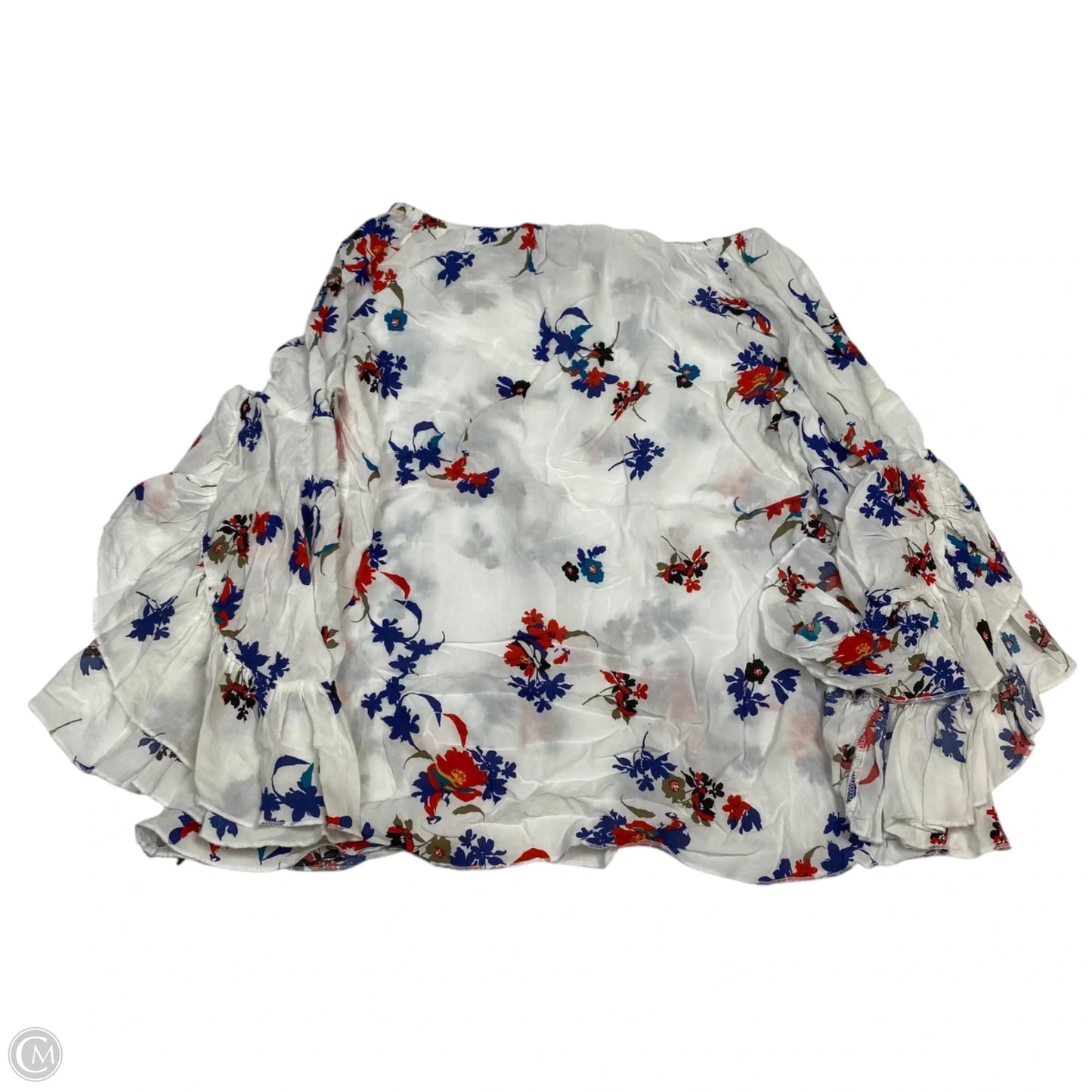 Top Long Sleeve By Fever In White, Size: L