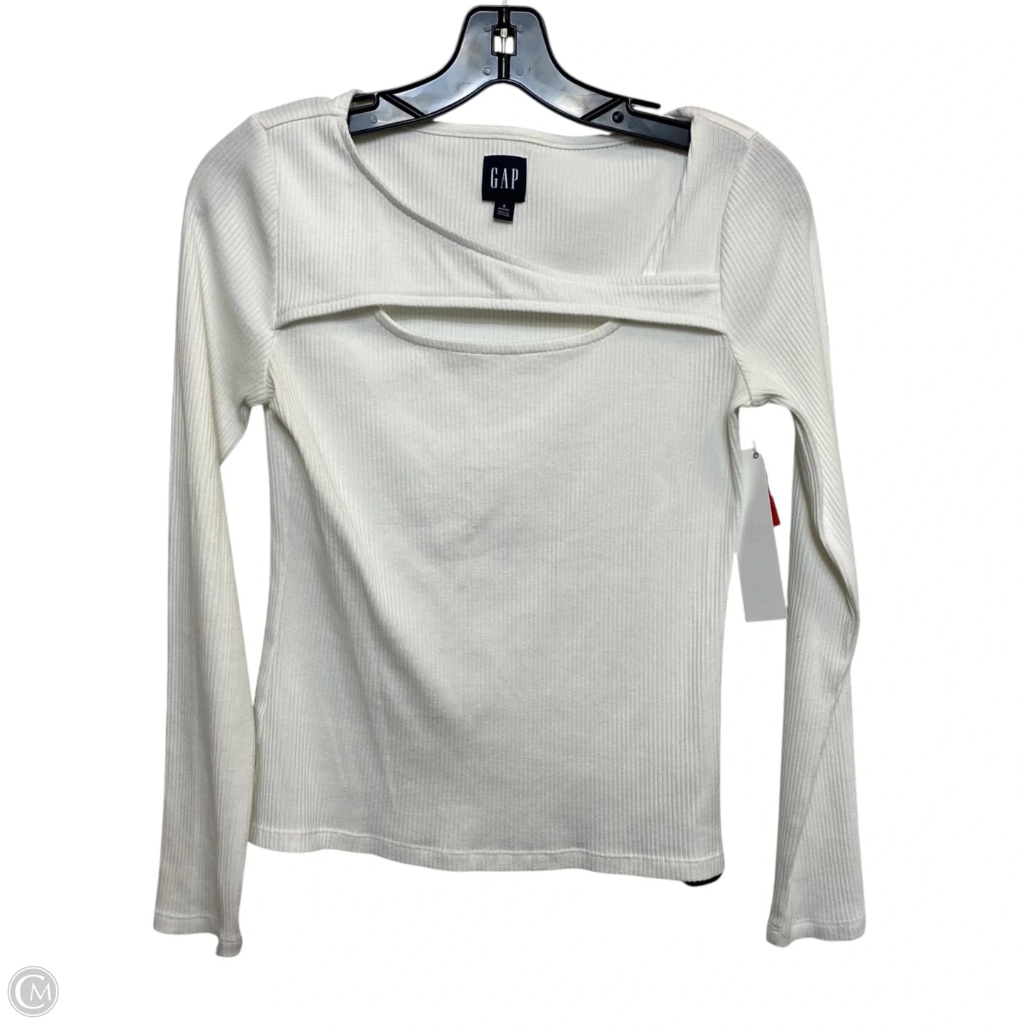 Top Long Sleeve By Gap In Cream, Size: Sp
