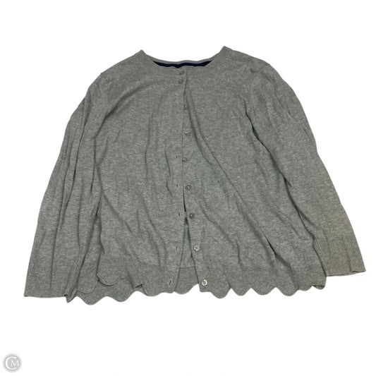 Cardigan By Crown And Ivy In Grey, Size: Xxl