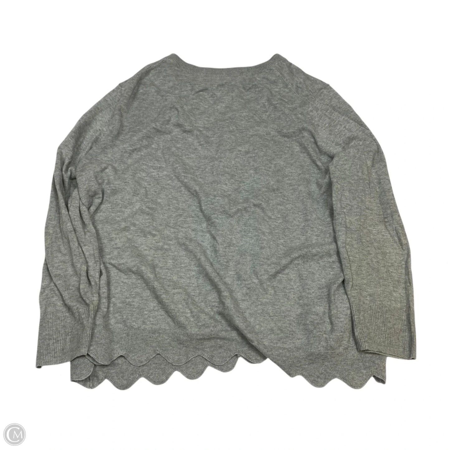 Cardigan By Crown And Ivy In Grey, Size: Xxl