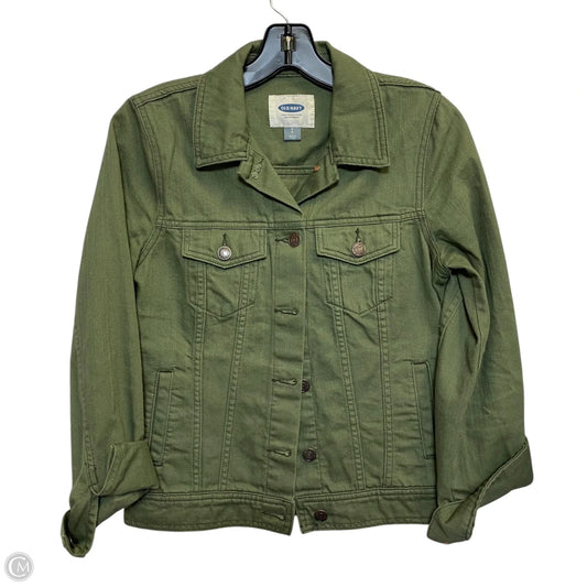 Jacket Denim By Old Navy In Green Denim, Size: S