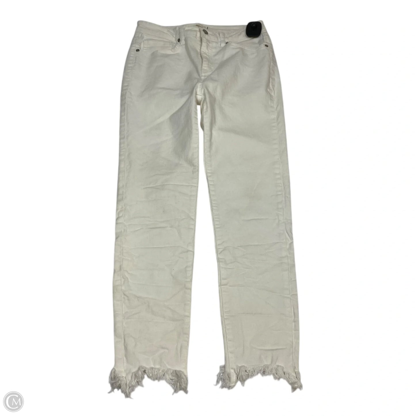 Jeans Skinny By Harper In Cream Denim, Size: 6